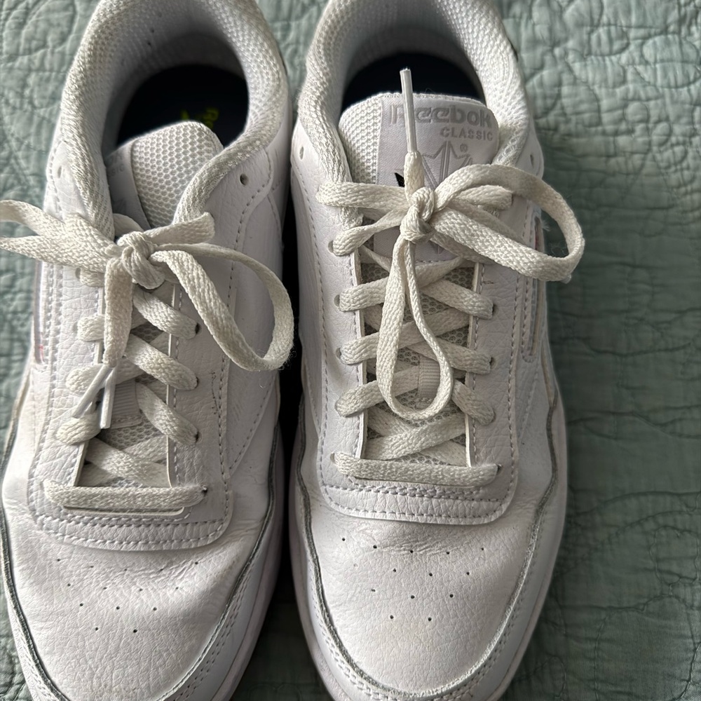 Reebok white sneakers